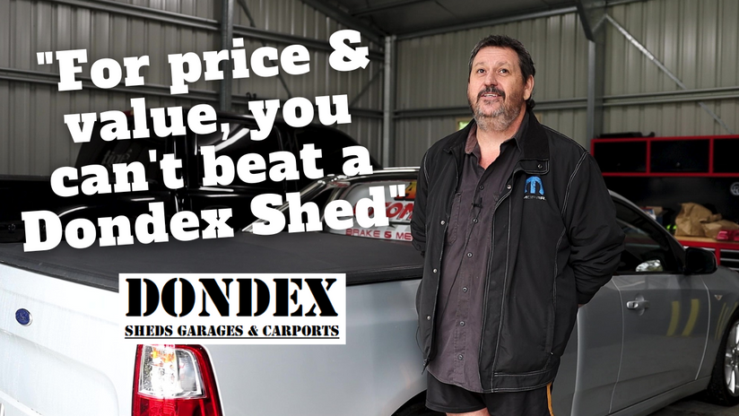 Dondex Sheds Testimonial